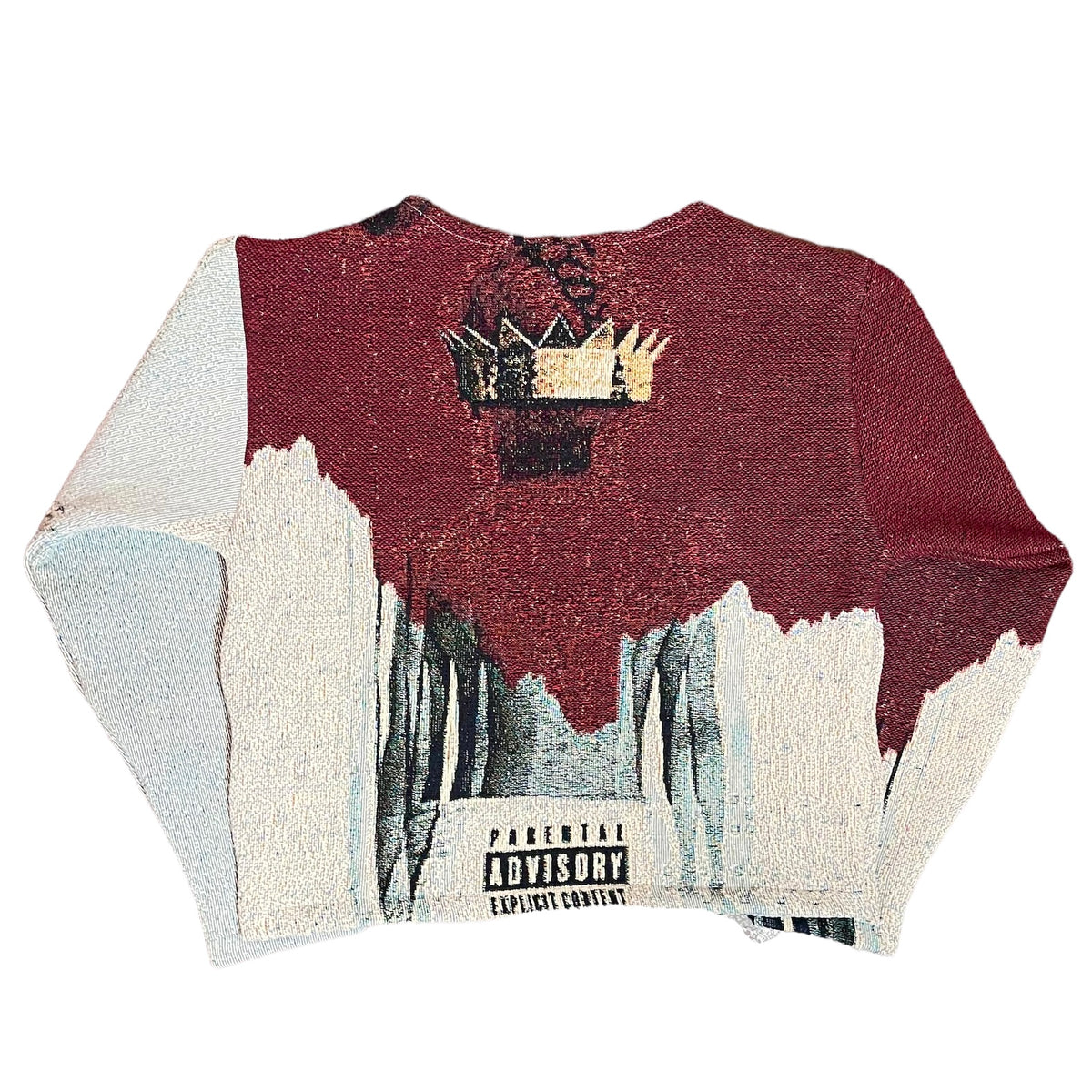 ANTI WOVEN TAPESTRY SWEATER