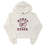 HORNY STATE CROPPED HOOD